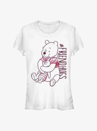 Disney Winnie The Pooh Piglet Hugs Classic Girls T-Shirt