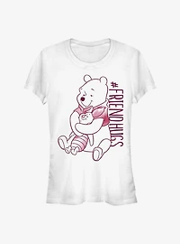 Disney Winnie The Pooh Piglet Hugs Classic Girls T-Shirt