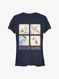 Disney Winnie The Pooh Never Stop Dreaming Girls T-Shirt