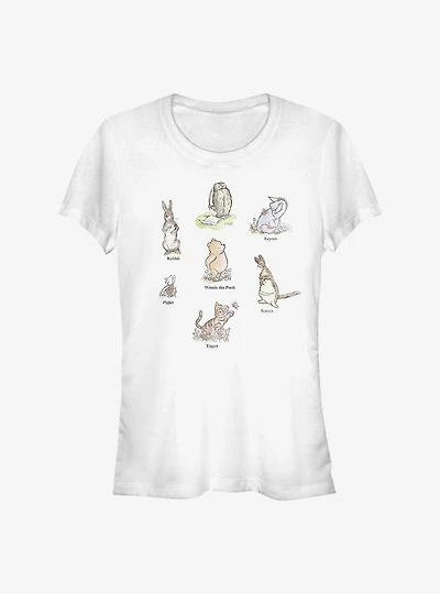 Disney Winnie The Pooh Poster Girls T-Shirt