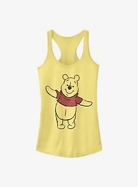 Disney Winnie The Pooh Basic Sketch Girls Tank