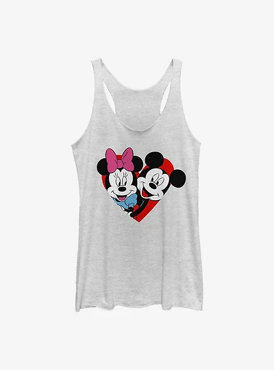 Disney Mickey Mouse & Minnie Heart Girls Tank Top
