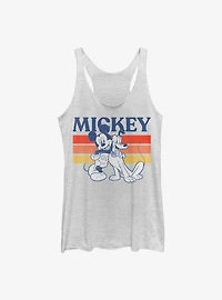 Disney Mickey Mouse & Pluto Retro Squad Girls Tank Top