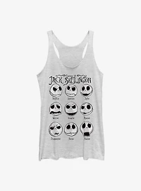 Disney The Nightmare Before Christmas Jack Emotions Girls Tank