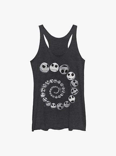 Disney The Nightmare Before Christmas Jack Emotions Spiral Girls Tank