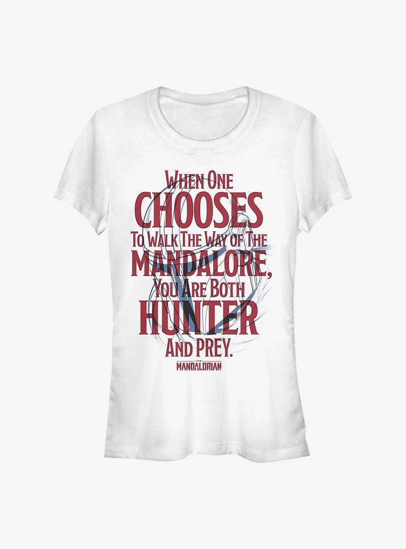 Star Wars The Mandalorian Mandalore Line Girls T-Shirt