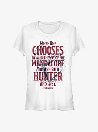 Star Wars The Mandalorian Mandalore Line Girls T-Shirt