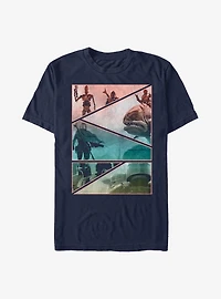 Star Wars The Mandalorian Panels T-Shirt