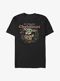 Star Wars The Mandalorian Child All I Want Xmas T-Shirt