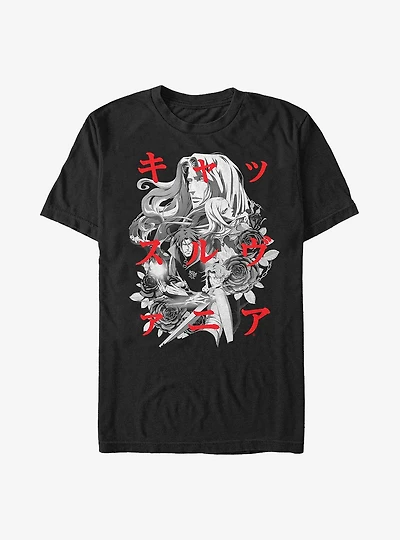 Castlevania Kanji Group T-Shirt