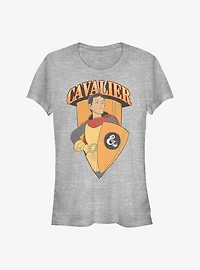 Dungeons & Dragons Cavalier Shield Girls T-Shirt