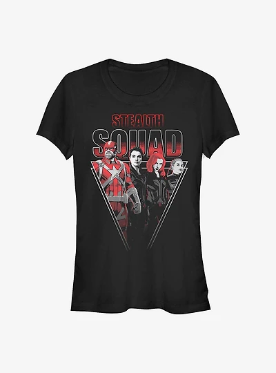 Marvel Black Widow Stealth Squad Girls T-Shirt