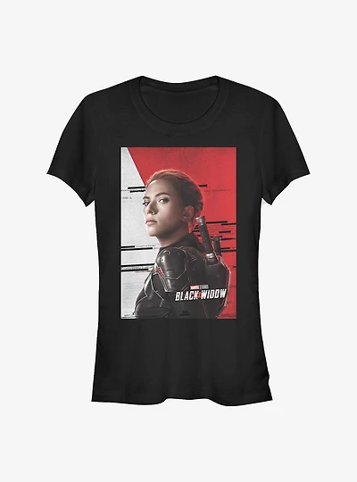 Marvel Black Widow Poster Girls T-Shirt