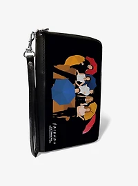 Friends Umbrella Ill Be There For You Zip Around Wallet