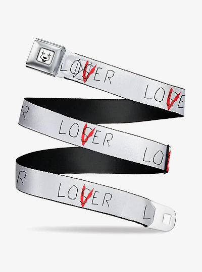 It Chapter Two Loser Lover Quote Youth Seatbelt Belt