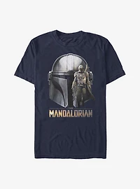 Star Wars The Mandalorian Mando Helmet T-Shirt