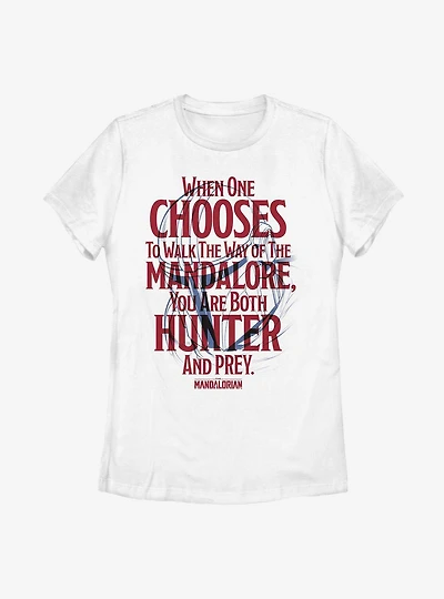 Star Wars The Mandalorian Mandalore Line Womens T-Shirt