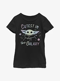 Star Wars The Mandalorian Child Cutest Galaxy Youth Girls T-Shirt