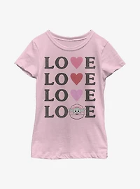 Star Wars The Mandalorian Child Loved Youth Girls T-Shirt