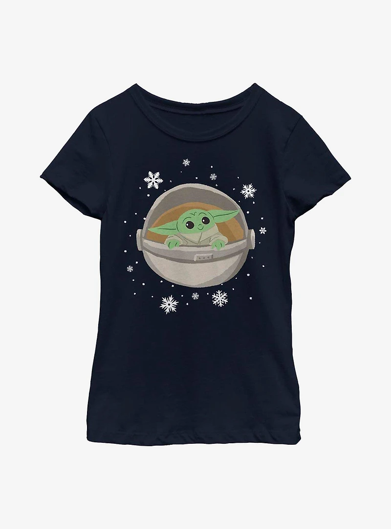 Star Wars The Mandalorian Child Cold Yoda Youth Girls T-Shirt