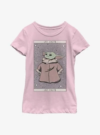 Star Wars The Mandalorian Child Tarot Youth Girls T-Shirt