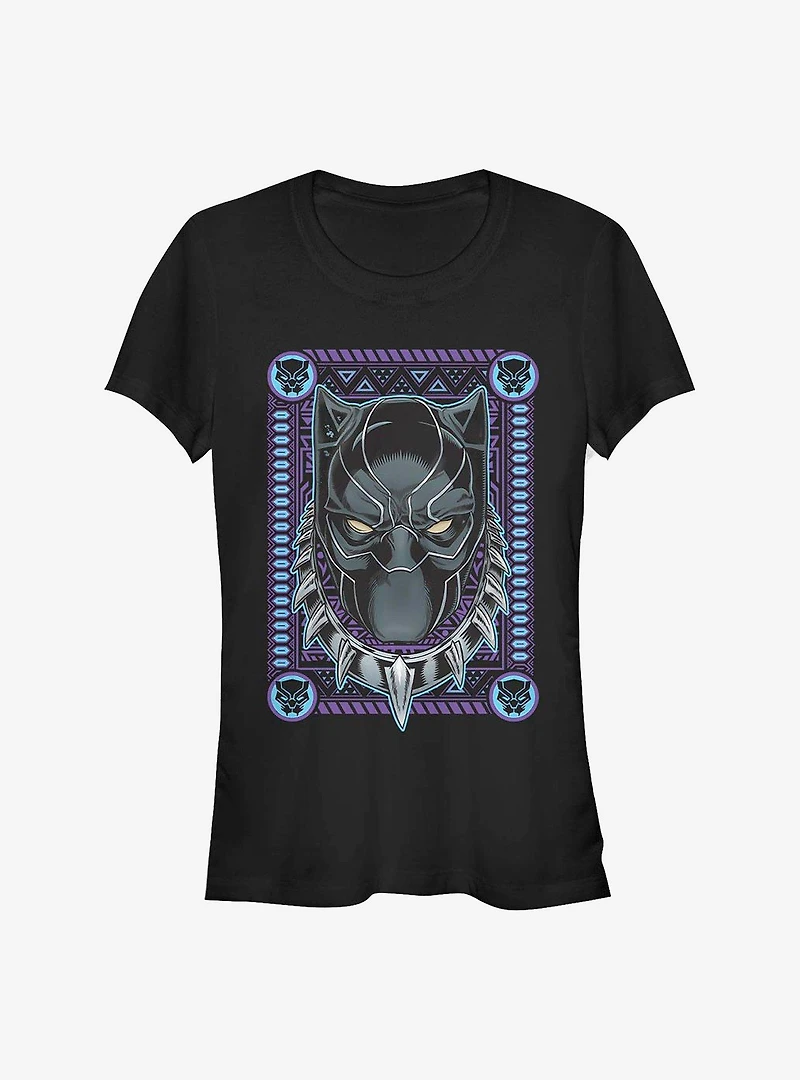 Marvel Black Panther Card Girls T-Shirt