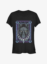 Marvel Black Panther Card Girls T-Shirt