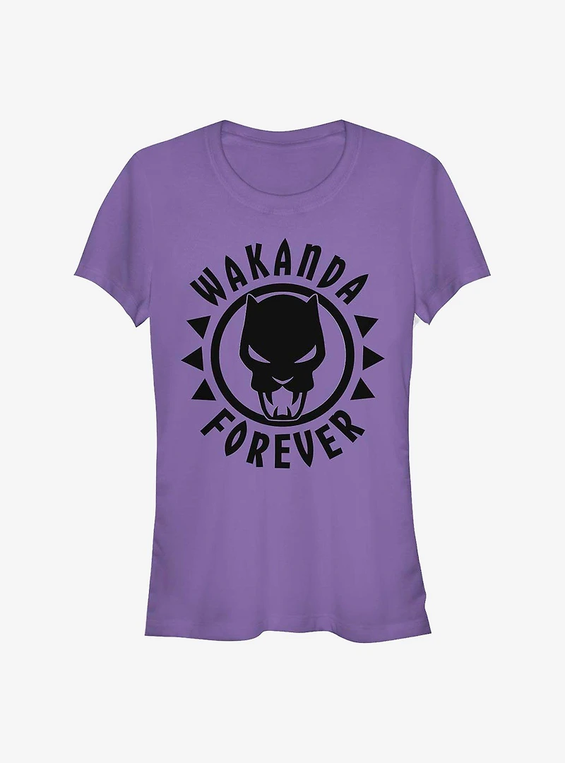 Marvel Black Panther Logo Girls T-Shirt