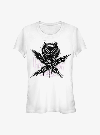 Marvel Black Panther Wakanda Paint Girls T-Shirt