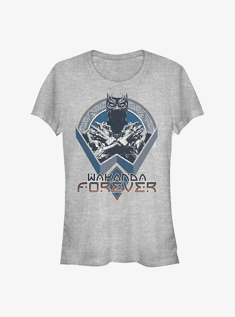 Marvel Black Panther Wakanda Shield Girls T-Shirt