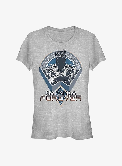 Marvel Black Panther Wakanda Shield Girls T-Shirt