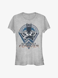Marvel Black Panther Wakanda Shield Girls T-Shirt