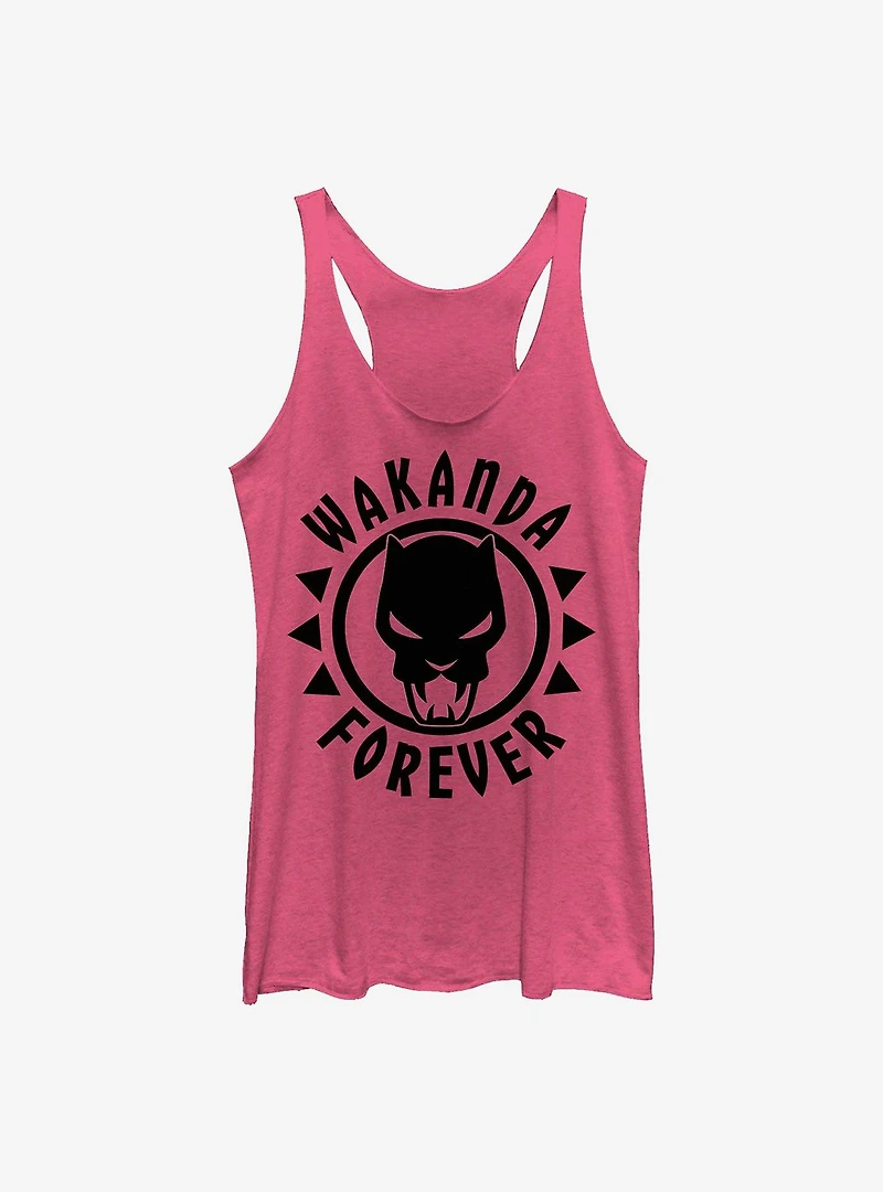 Marvel Black Panther Logo Girls Tank