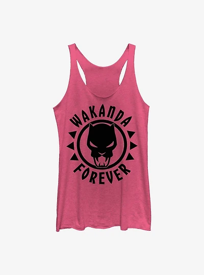 Marvel Black Panther Logo Girls Tank