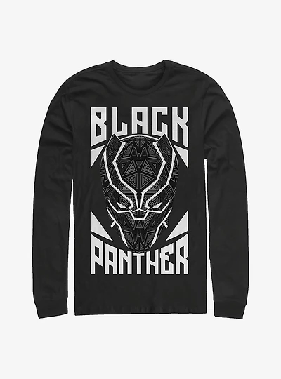 Marvel Black Panther Stamp Long-Sleeve T-Shirt