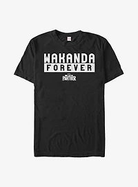 Marvel Black Panther Wakanda ForEver Mens T-Shirt
