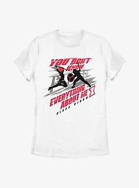 Marvel Black Widow Secrets Womens T-Shirt