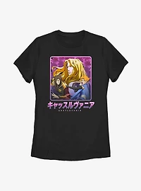 Castlevania Japanese Text Womens T-Shirt