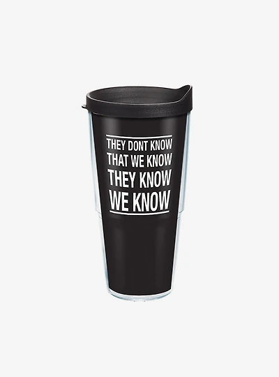 Friends They Don't Know 24oz Classic Tumbler With Lid
