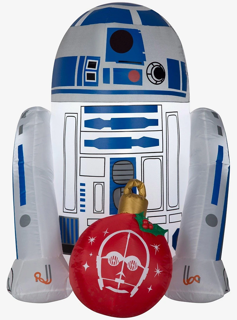 Star Wars R2-D2 With Ornament Small Airblown