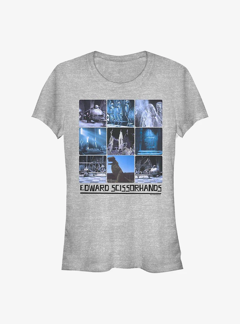 Edward Scissorhands Collage Girls T-Shirt