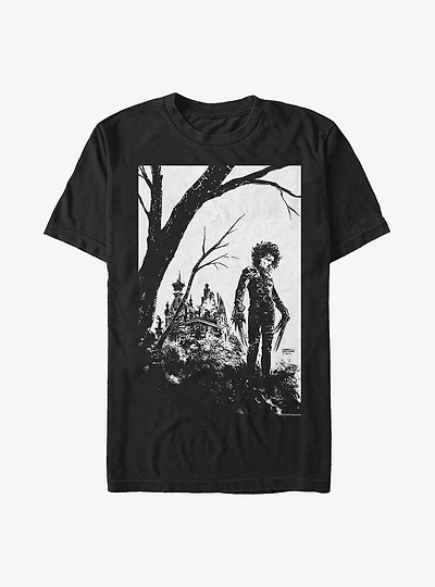 Edward Scissorhands Black And White Cover T-Shirt Hot Topic Exclusive