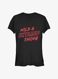 Rocky Horror Picture Show Wild Untamed Text Girls T-Shirt