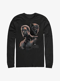 Marvel Black Panther T'Challa Unmasked Long-Sleeve T-Shirt