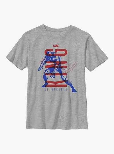 Marvel Black Panther Blue Youth T-Shirt