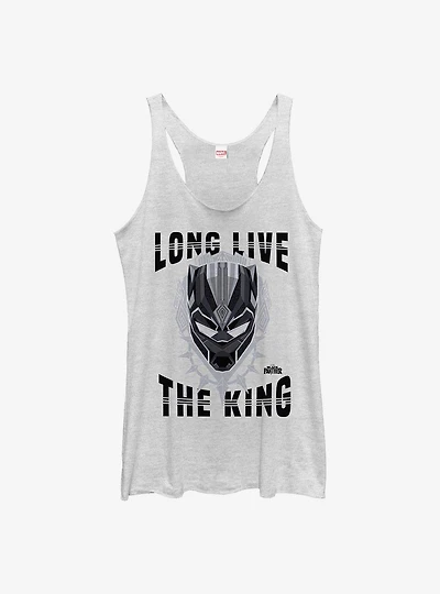 Marvel Black Panther Long Live Womens Tank Top