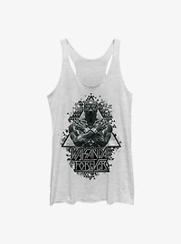 Marvel Black Panther Triangles Womens Tank Top