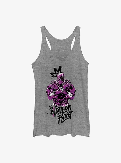 Marvel Black Panther Purple King Womens Tank Top