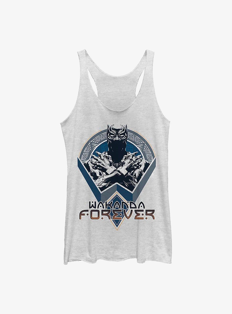 Marvel Black Panther Wakanda Shield Womens Tank Top