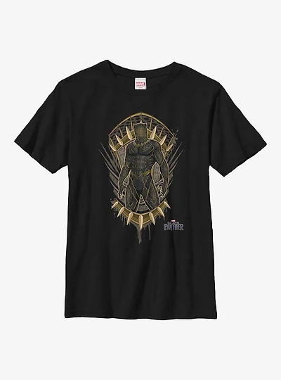 Marvel Black Panther Jaguar Crest Youth T-Shirt